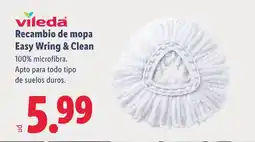 Lidl VILEDA Recambio de mopa Easy Wring & Clean oferta