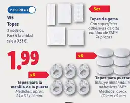 Lidl W5 Topes oferta