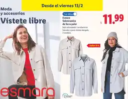 Lidl ESMARA Sobrecamisa de forro polar oferta