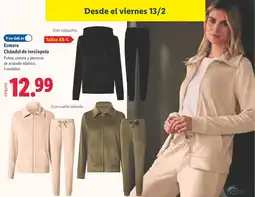 Lidl ESMARA Chándal de terciopelo oferta