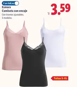 Lidl ESMARA Camiseta con encaje oferta