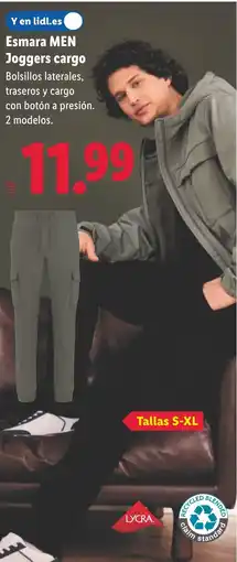 Lidl ESMARA MEN Joggers cargo oferta