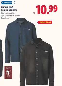 Lidl ESMARA MEN Camisa vaquera oferta