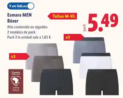 Lidl ESMARA MEN Bóxer oferta