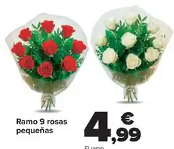 Carrefour Ramo 9 rosas pequeñas oferta