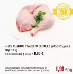 Abordo Natura - cuartos traseros de pollo oferta