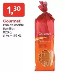 Suma Supermercados Gourmet - pan de molde familiar oferta