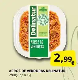 Supermercados MAS Arroz de verduras oferta