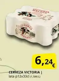 Supermercados MAS Victoria - cerveza oferta
