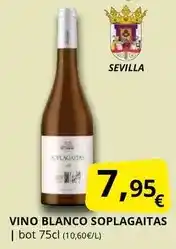 Supermercados MAS Aire de sevilla - vino blanco soplagaitas oferta