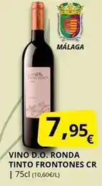 Supermercados MAS Vino d.o. ronda tinto oferta