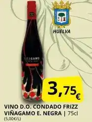 Supermercados MAS Frizz - vino d.o. condado frizz vinagama e. negra oferta
