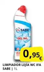 Supermercados MAS Ifa sabe - limpiador lejía wc oferta