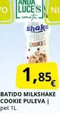 Supermercados MAS Puleva - batido milkshake cookie oferta