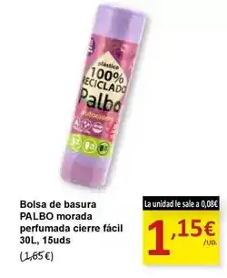 SPAR Bolsa de basura morda perfumada cierre fácil oferta