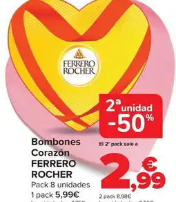 Carrefour FERRERO ROCHER Bombones Corazón oferta