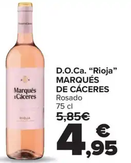 Carrefour MARQUÉS DE CÁCERES D.O.Ca. "Rioja" oferta