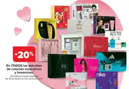 Carrefour En todos los estuches de colonias masculinas y femeninas. oferta