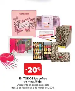 Carrefour En todos los cofres de maquillaje oferta