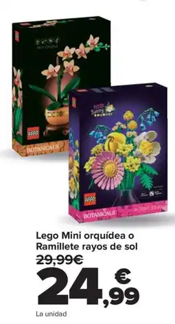 Carrefour LEGO Mini orquídea o Ramillete rayos de sol oferta