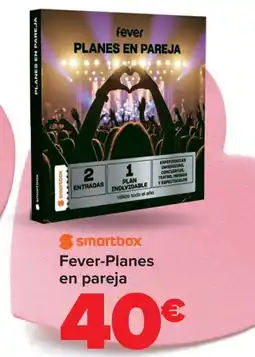 Carrefour SMARTBOX Fever-Planes en pareja oferta