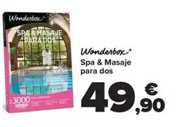 Carrefour WONDERBOX Spa & Masaje para dos oferta
