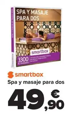 Carrefour SMARTBOX Spa y masaje para dos oferta