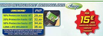 Aurgi Cambio Refrigerante - Anticongelante