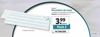 Lidl Recambio de fregona aquapur oferta