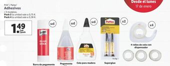 Lidl Adhesivos pattex oferta
