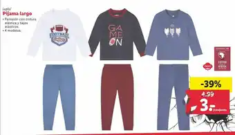 Lidl Pijama niño lupilu oferta