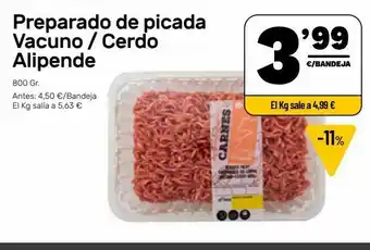 AhorraMas Carne picada alipende oferta