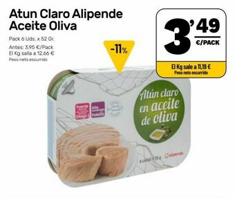 AhorraMas Atún claro alipende oferta