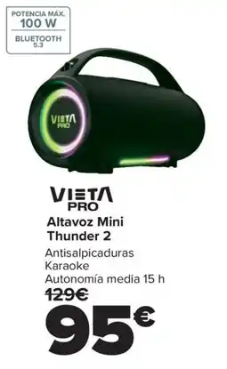Carrefour VIETA PRO Altavoz Mini Thunder 2 oferta