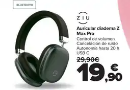 Carrefour ZIU Auricular diadema Z Max Pro oferta