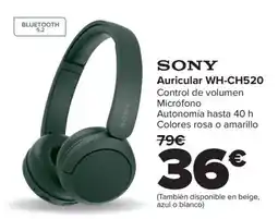 Carrefour SONY Auricular WH-CH520 oferta