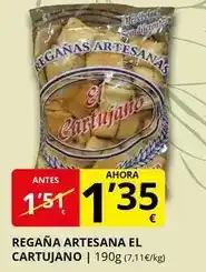 Supermercados MAS Regana artesana oferta