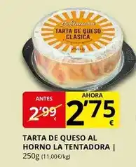 Supermercados MAS Tarta de queso al horno oferta
