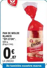 E.Leclerc Épi d'or - pan de molde blanco oferta