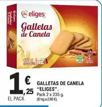 E.Leclerc Ifa eliges - galletas de canela oferta