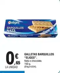 E.Leclerc Eliges - galletas barquillos oferta