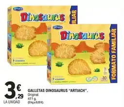 E.Leclerc Artiach - galletas dinosaurus oferta