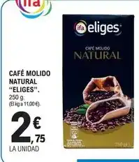 E.Leclerc Ifa eliges - café molido natural oferta