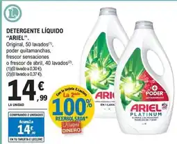 E.Leclerc Ariel - detergente líquido oferta