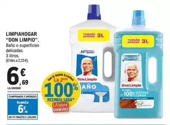 E.Leclerc Don limpio - limpiahogar oferta