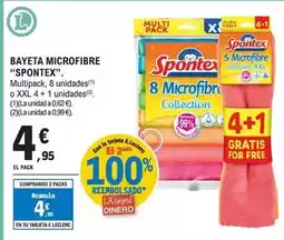E.Leclerc Spontex - bayeta microfibre oferta