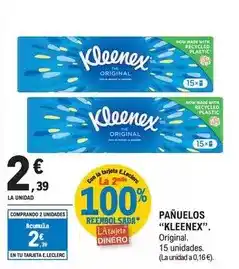 E.Leclerc Kleenex - pañuelos oferta