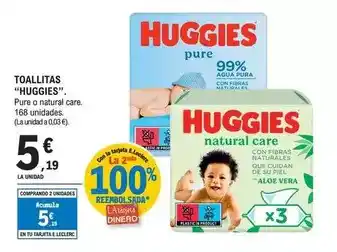 E.Leclerc Huggies - toallitas oferta