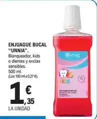 E.Leclerc Unnia - enjuague bucal oferta