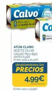 Supermercados La Despensa Calvo - atun claro aceite oliva oferta